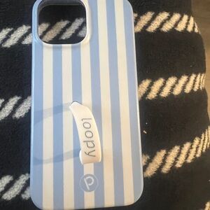 Loopy Case Sky and White Striped Phone Cover